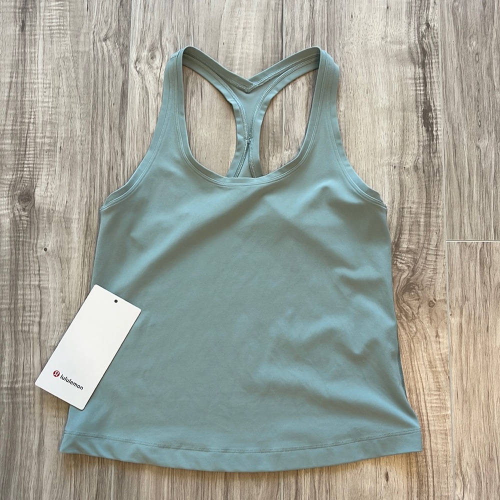 Lululemon Cool racerback short Silver blue